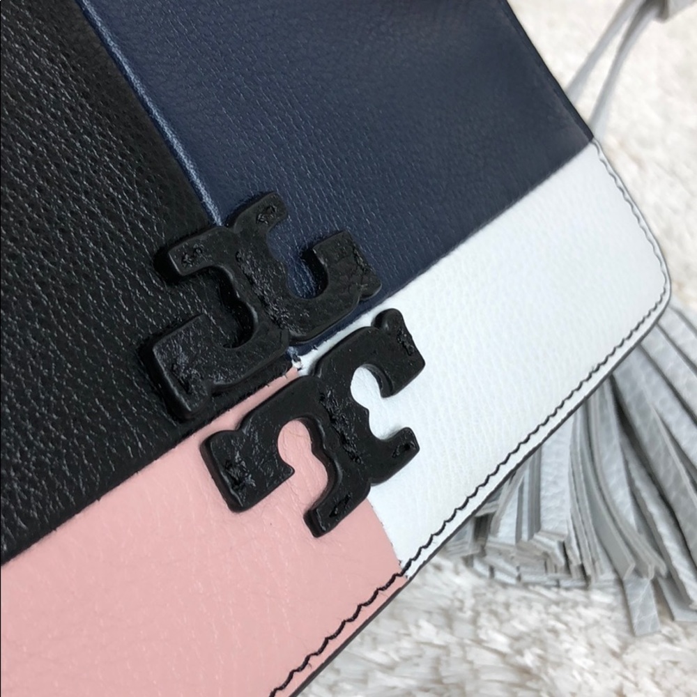 🌸OFFRS🌸Tory Burch All Leather ColorBlock Crssbdy - Picture 6 of 8